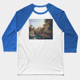 Hawthornden Castle Near Edinburgh by Alexander Nasmyth Baseball T-Shirt